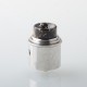 Apocalypse Gen 2 Style RDA Rebuildable Dripping Atomizer - Silver, Stainless Steel, BF Pin, 24mm Diameter