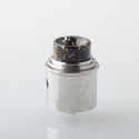 Apocalypse Gen 2 Style RDA Rebuildable Dripping Atomizer - Silver, Stainless Steel, BF Pin, 24mm Diameter