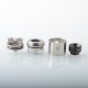 Apocalypse Gen 2 Style RDA Rebuildable Dripping Atomizer - Silver, Stainless Steel, BF Pin, 24mm Diameter