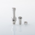 Kontrl MKRII Style RBA for Boro / Billet / DotAIO V1 / V2 - Silver, 1.2, 1.5, 2.0, 2.5, 3.0, 3.5, 4.0mm