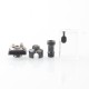 NT2U Style RBA Tank Full Kit for Boro / Billet / DotAIO V1 / V2 - Black, 1.0 / 1.2 / 1.5 / 2.0 / 2.5 / 3.0 / 3.5 / 4.0mm