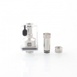 NT2U Style RBA Tank Full Kit for Boro / Billet / DotAIO V1 / V2 - Silver, 1.0 / 1.2 / 1.5 / 2.0 / 2.5 / 3.0 / 3.5 / 4.0mm