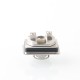 NT2U Style RBA Tank Full Kit for Boro / Billet / DotAIO V1 / V2 - Silver, 1.0 / 1.2 / 1.5 / 2.0 / 2.5 / 3.0 / 3.5 / 4.0mm