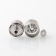 pNeumatyca Style RTA Rebuildable Tank Atomizer with 4.2ml Tank Tube - Silver, Titanium + Glass, 3.5ml, 22mm Diameter