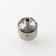 pNeumatyca Style RTA Rebuildable Tank Atomizer with 4.2ml Tank Tube - Silver, Titanium + Glass, 3.5ml, 22mm Diameter