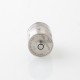 pNeumatyca Style RTA Rebuildable Tank Atomizer with 4.2ml Tank Tube - Silver, SS + Glass, 3.5ml, 22mm Diameter