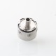 pNeumatyca Style RTA Rebuildable Tank Atomizer with 4.2ml Tank Tube - Silver, SS + Glass, 3.5ml, 22mm Diameter