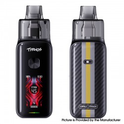 [Ships from Bonded Warehouse] Authentic Uwell Typhos Pro 45W Pod System Kit - Midnight Black, 3000mAh, 6ml, 0.3ohm / 0.6ohm