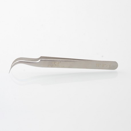 Authentic VETUS ST-15 HRC 38 Professional Tweezers Tool Non-magnetic Stainless Steel Pointed Tip - Silver