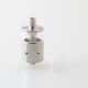 Rekavape pNeumatyca Style RTA Rebuildable Tank Atomizer - Silver, 316SS + Glass, 3.5ml, 22mm Diameter