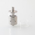 Rekavape pNeumatyca Style RTA Rebuildable Tank Atomizer - Silver, 316SS + Glass, 3.5ml, 22mm Diameter