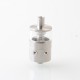 Rekavape pNeumatyca Style RTA Rebuildable Tank Atomizer - Silver, 316SS + Glass, 3.5ml, 22mm Diameter
