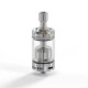 Authentic Auguse SEAMAN RTA Rebuildable Tank Atomizer - Silver, Stainless Steel + Glass, 5.0ml, 23mm Diameter