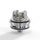 Authentic Auguse SEAMAN RTA Rebuildable Tank Atomizer - Silver, Stainless Steel + Glass, 5.0ml, 23mm Diameter