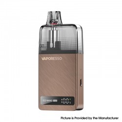 [Ships from Bonded Warehouse] Authentic Vaporesso Eco Nano Plus 20W Pod System Kit - Mocha Brown, 1400mAh, 10ml, 0.6ohm