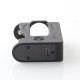 3D Print Black Knight Embedded Flash Home 80W Box Mod - Black, VW 5~80W, 1 x 18650