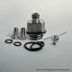 909 Modify Nugg Style RBA for LVE Orion ll - Silver, 3 x Airflow Pins 1.0, 2.5, 3.0mm