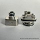 909 Modify Nugg Style RBA for LVE Orion ll - Silver, 3 x Airflow Pins 1.0, 2.5, 3.0mm