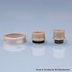 Authentic L.P MODS Decree RDA Replacement AFC Ring + 510 Drip Kit - Beige, PEK