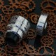 Authentic L.P. Mods Decree RDA Rebuildable Dripping Atomizer - Damascus Pattern, Single / Dual Coil, BF Pin, 22mm / 24mm Dia