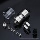 Authentic L.P MODS Order V2 RTA Rebuildable Tank Atomizer - Silver, 4ml, MTL / RDL, 22mm Diameter
