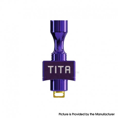 Authentic Veepon Tita X RBA for BB / Billet / Boro Mod - Purple, Air Pin 1.0, 1.2, 1.5, 2.5, 3.0, 3.5, 4.0mm