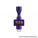 Authentic Veepon Tita X RBA for BB / Billet / Boro Mod - Purple, Air Pin 1.0, 1.2, 1.5, 2.5, 3.0, 3.5, 4.0mm