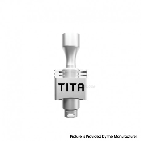 Authentic Veepon Tita X2 RBA for BB / Billet / Boro Mod - Silver, Air Pin 1.0, 1.2, 1.5, 2.0, 2.5, 3.0, 3.5, 4.0mm