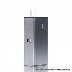 Authentic Veepon Tita AIO 60W All-In-One System - Alloy sliver, VW 1~60W, 1 x 18650, VW 1~60W, 0.25ohm / 0.6ohm, 2.7ml