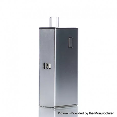 Authentic Veepon Tita AIO 60W All-In-One System - Alloy sliver, VW 1~60W, 1 x 18650, VW 1~60W, 0.25ohm / 0.6ohm, 2.7ml