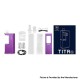 Authentic Veepon Tita X AIO 60W All-In-One System Kit - Purple, VW 1~60W, 1 x 18650 / 21700, 0.3ohm, 4.0ml