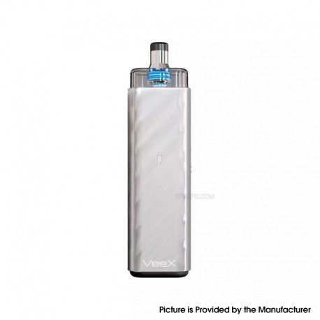 Authentic Veepon VeeX 40W Pod System Vape Kit - Silver, 1000mAh, 0.6ohm / 1.0ohm, 2.0ml
