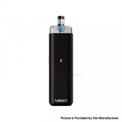 Authentic Veepon VeeX 40W Pod System Vape Kit - Black, 1000mAh, 0.6ohm / 1.0ohm, 2.0ml