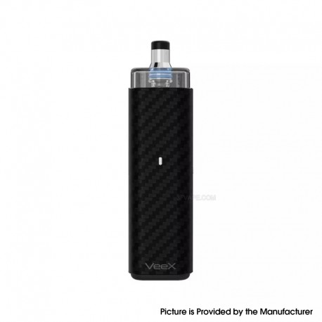 Authentic Veepon VeeX 40W Pod System Vape Kit - Carbon Fibre, 1000mAh, 0.6ohm / 1.0ohm, 2.0ml