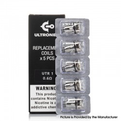 Authentic Ultroner UTR Replacement Coil for Ultroner LION and KAMO Kit - 0.6ohm (5 PCS)