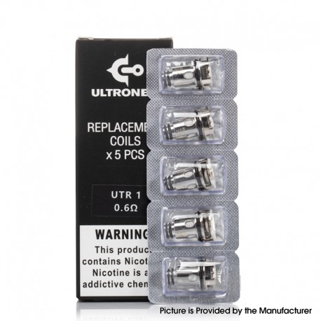 Authentic Ultroner UTR Replacement Coil for Ultroner LION and KAMO Kit - 0.6ohm (5 PCS)