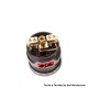 Authentic DEJAVU RDTA V2 Rebuildable Dripping Tank Atomizer - Fiber Engrave Red, 5.2ml, 26mm Diameter