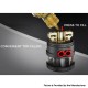 Authentic DEJAVU RDTA V2 Rebuildable Dripping Tank Atomizer - Sirocco Grey, 5.2ml, 26mm Diameter