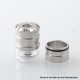 YFTK V3 Style RTA Rebuildable Tank Atomizer - Silver, 4.8ml, MTL / DL, 23mm