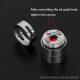 YFTK V3 Style RTA Rebuildable Tank Atomizer - Silver, 4.8ml, MTL / DL, 23mm