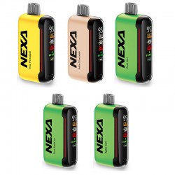 [Ships from Bonded Warehouse] Authentic Nexa N30000 Disposable Vape Kit (30K Puffs) 800mAh 20ml - Sour Apple Ice, 50mg