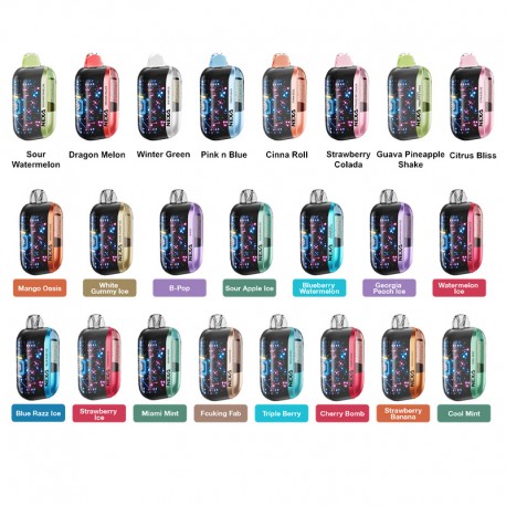 [Ships from Bonded Warehouse] Authentic Nexa Ultra 50K Puffs Disposable Vape Kit 800mAh 20ml - Pink N Blue,50mg
