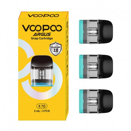 [Ships from Bonded Warehouse] Authentic VOOPOO Argus Snap Pod Cartridge for Argus / ARGUS Matrix Kit 2ml - 0.7ohm (3 PCS)