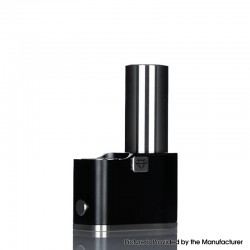 Authentic Ambition Mods Emira 60W SBS Side by Side VW Box Mod - Black, VW 1~60W, 1 x 18650