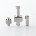Authentic MK MODS Infinity RBA w/ Boro Tank for Billet / BB / Boro Mod - Silver, 8 PCS Pin 1, 1.2, 2, 2.5, 3.0, 3.5, 4.0, 4.5mm