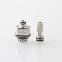 909 Modify Nugg Style RBA for LVE Orion ll - Silver, 3 x Airflow Pins 1.0, 2.5, 3.0mm