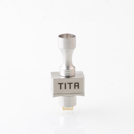 Authentic Veepon Tita X RBA for BB / Billet / Boro Mod - Silver, Air Pin 1.0, 1.2, 1.5, 2.5, 3.0, 3.5, 4.0mm