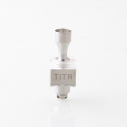 Authentic Veepon Tita X2 RBA for BB / Billet / Boro Mod - Silver, Air Pin 1.0, 1.2, 1.5, 2.0, 2.5, 3.0, 3.5, 4.0mm