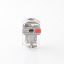 Authentic Veepon Tita X RDTA for BB / Billet / Boro Mod - Silver, Air Pin 1.0, 1.2, 1.5, 2.5, 3.0, 3.5, 4.0mm, Closed