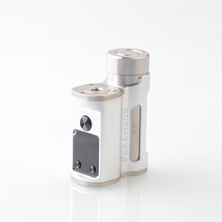 Authentic MECHVAPE x EVOLV Paramour DNA80C 80W SBS Box Mod - Full Silver, VW 1~80W, 1 x 18650 / 21700, Evolv DNA80C Chip